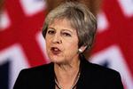 Theresa May talte i går til nationen, efter at hun var vendt hjem  fra et EU-topmøde, hvor der ikke var  støtte til hendes brexitplaner. Samtidig er hun presset af kritik i bagland. Jack Taylor/Ritzau Scanpix