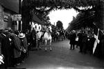 Kong Christian X rider over grænsen i Sønderjylland i anledning af Sønderjyllands genforening med Danmark i 1920. Holger Damgaard