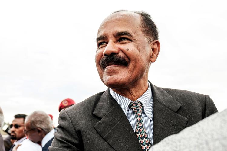 Eritreas præsident Isaias Afwerki er så småt ved at komme på talefod med Vesten. Arkivfoto:  Eduardo Soteras/AP