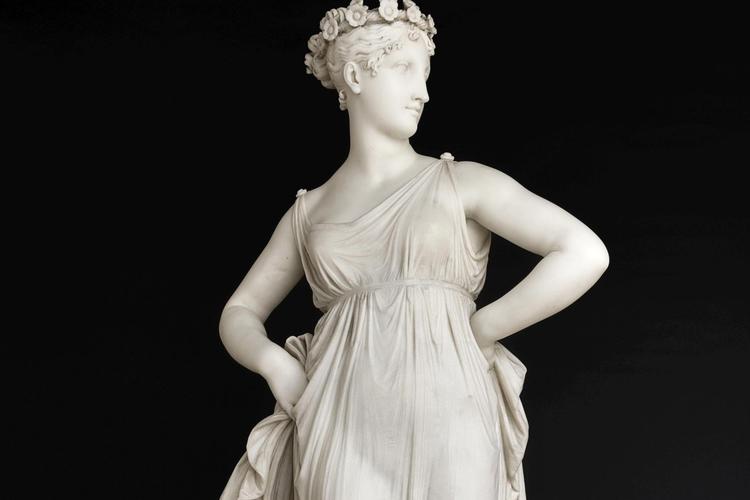 ’Danserinden med hænderne i hoften’ hedder denne skulptur fra 1807-1812, som til daglig hører til på Eremitagemuseet i Sankt Petersburg. 