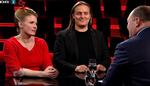 Rulle Grabow kommenterer Bertel Haarder-sagen om general-konsulatet i Flensborg, her sammen med Lars Trier Mogensen. 