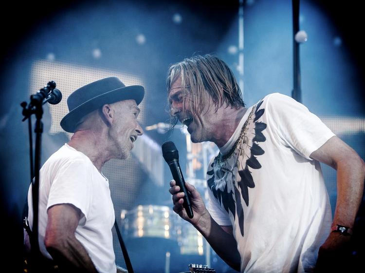 Guitarist Per Chr. Frost og forsanger Peter AG er de ældste medlemmer af det nuværende Gnags. 