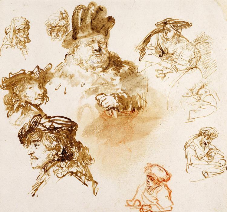 Udstillingen ’The Encounter: Drawings from Leonardo to Rembrandt’ handler ikke mindst om forholdet mellem kunstner og model. 