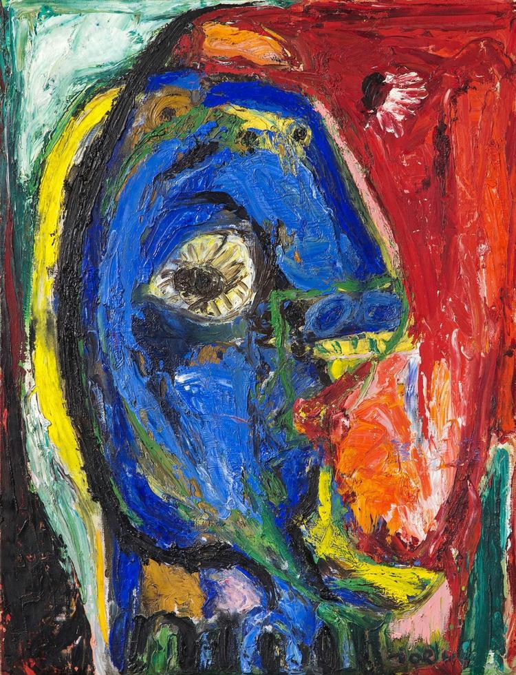 Der bliver kysset godt igennem i Jorns ’Farlige kys’ fra 1955. Hvad det farlige ved det er, kan man diskutere. 