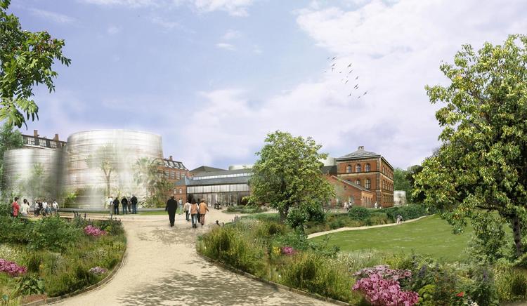Arkitekttegning over det nye byggeprojektet af Statens Naturhistorie Museum. Illustration: Claus Pryds og Lundgaard & Tranberg Arkitekter 