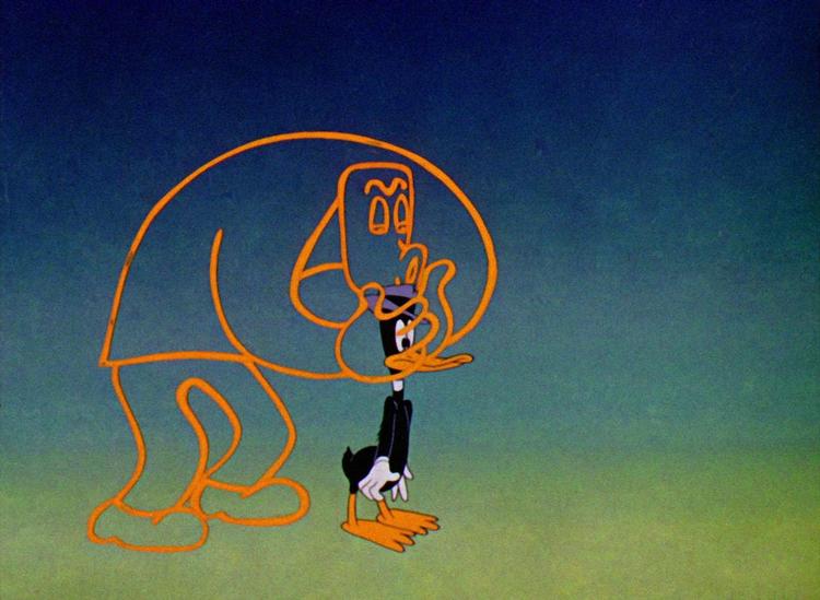 Når Bob Clampett befolkede sine film i ’Looney Tunes’-serien, var det med skabninger fra en helt anden verden end Disneys nuttede dyr. I ’The Great Piggy Bank Robbery’ fra 1946 sendte han en hær af uhyggelige væsner efter Daffy Duck, som blandt andet måtte kæmpe for livet mod The Neon Noodle. 