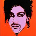 Pop art-kunstneren Andy Warhol i 1984 lavede et af sine berømte silketryk af musikeren Prince. 