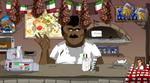 I Gigis’ univers er vi blandt andet på besøg hos pakistaneren i det ægte italienske pizzeria. 