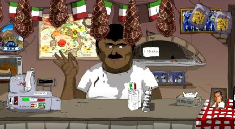 I Gigis’ univers er vi blandt andet på besøg hos pakistaneren i det ægte italienske pizzeria. 