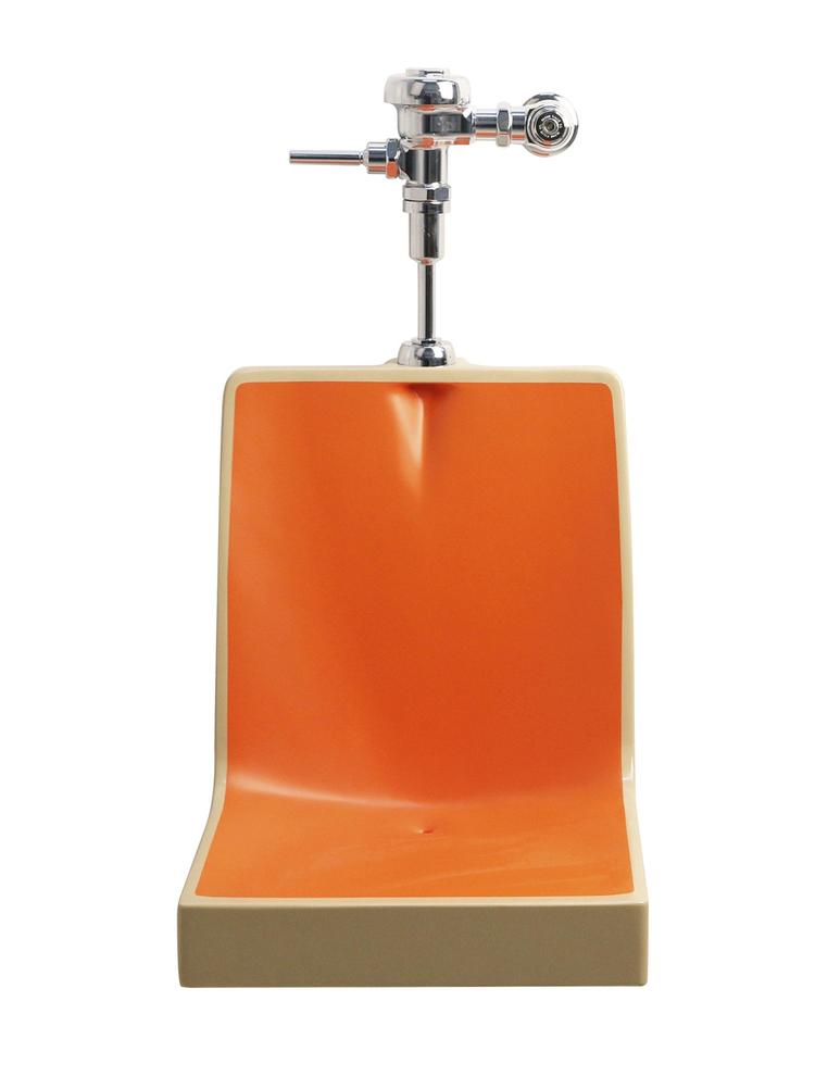 Værket har fået titlen 'NYC Subway Urinal'. 