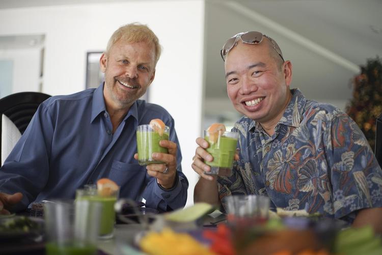 Den britiske forsker Giles Yeo(th.) undersøger trenden ’clean eating’ i en dokumentar fra 2017. 