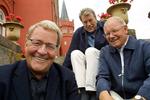 Niels Helveg Petersen (tv.), Preben Ahlefeldt-Laurvig og Carsten Fischer.  