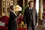 Maggie Smith og Hugh Boneville i tv-serien 'Downton Abbey'.  