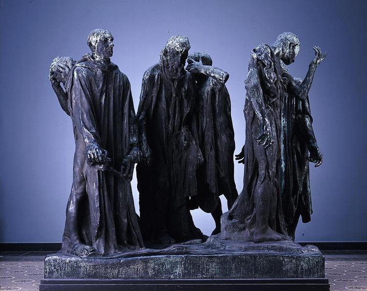 At Rodin har inspireret en kunstner som f.eks. danskeren Per Kirkeby, betyder ikke, at Kirkeby så kopierer Rodin. Inspirationen er en lektion i at frigøre sig fra det akademiske og færdigpudsede, så man kan aflæse processen – det vil sige tilblivelsen – i skulpturen. Bortset fra det er der langt mellem for eksempel et hovedværk som ’Borgerne fra Calais’ fra 1884-87 (som blandt andet står på Ny Carlsberg Glyptotek) og en Kirkeby-skulptur fra serien ’Hoved derhjemme’ fra 1993. 