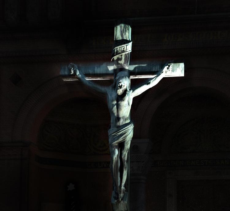 Det er stødende og forkert, at folkekirken missionerer aktivt i de danske folkeskoler. Her ses Jesus fra Jesuskirken i Valby. 