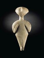 Marmorfiguren er omkring 5.000 år gammel og blev i sin tid offer for gravrøvere.  