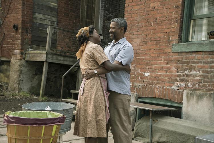 Viola Davis og Denzel Washington i 'Fences'. 