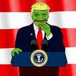 Donald Trump er en helt for Alt-right-bevægelsen. Her en han portrætteret som Pepe the Frog, en anden Alt-right-helt, som er blevet internetsymbolet for bevægelsen. Trump har selv delt dette meme på Twitter. 