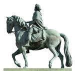 Fornem fransk pragt udfolder sig under køligere himmelstrøg med Salys rytterstatue af Frederik V på Amalienborg. 