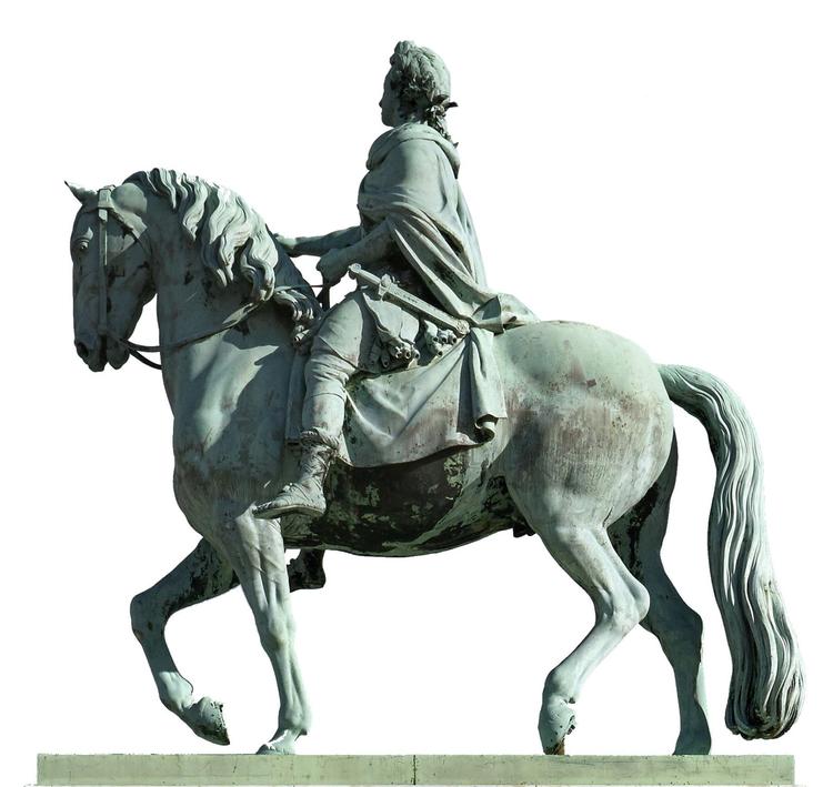Fornem fransk pragt udfolder sig under køligere himmelstrøg med Salys rytterstatue af Frederik V på Amalienborg. 