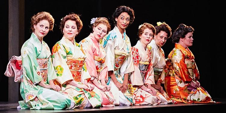 Medvirkende i Seattle Operas netop overståede opsætning af ’Madame Butterfly’. 