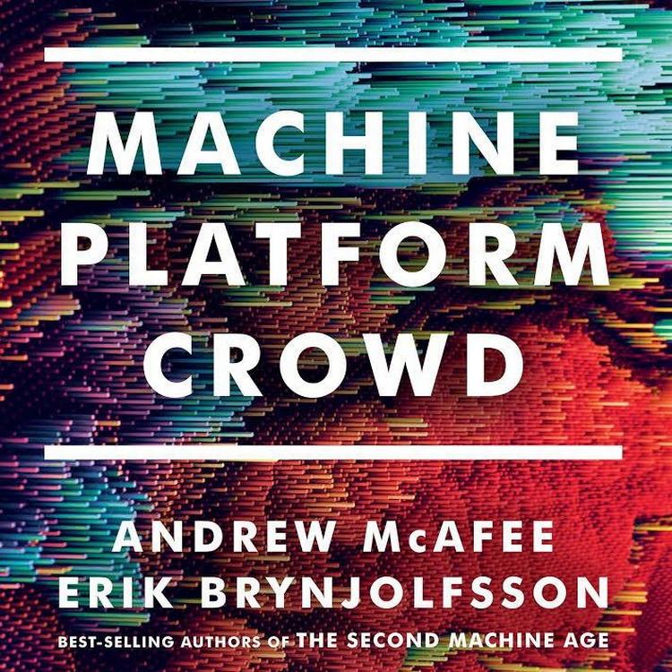 ’Machine, Platform, Crowd’ er delt i tre dele – en om hvert af de tre ord, som ifølge Brynjolfsson og McAfee vil præge erhvervslivet i de kommende årtier. Pr 