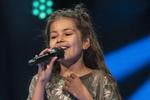 Bl.a. takket være dommerne kommer børnene tilsyneladende godt igennem Voice Junior. Her 9-årige Sophia fra Roskilde. 