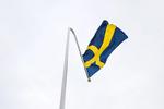 Det omdiskuterede kunstværk 'Du gamla, du fria' af Mattias Nordström. 