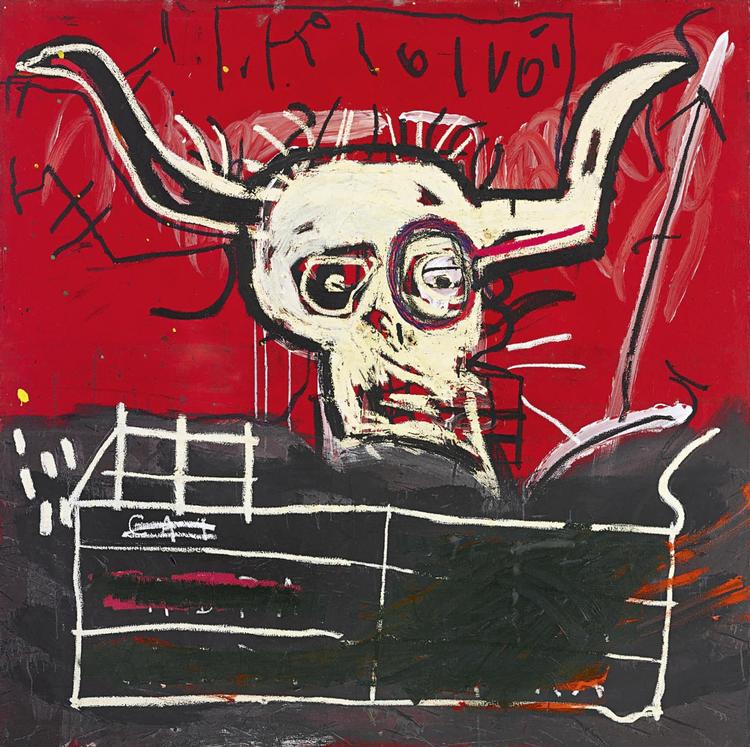 'Cabra' af Jean-Michel Basquiat blev solgt for næsten 11 millioner dollar sidste år. Han er undtagelsen, der bekræfter reglen.  
Foto: AP 