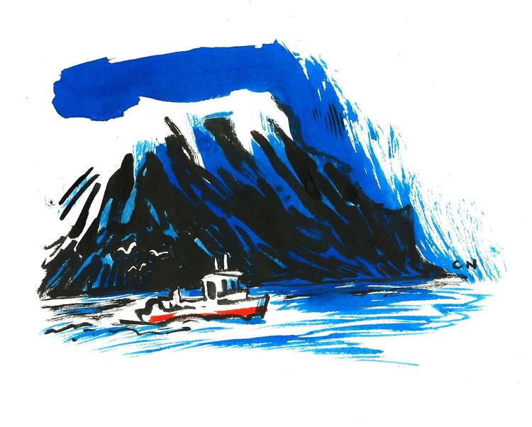 Tegning: Claus Nørregaard. 