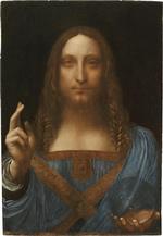 Leonardo da Vincis maleri 'Salvator Mundi' blev i 1958 solgt for 375 millioner kroner. 