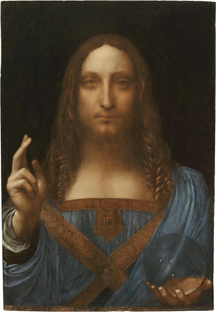 Leonardo da Vincis maleri 'Salvator Mundi' blev i 1958 solgt for 375 millioner kroner. 