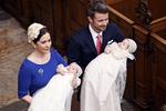 Fire gange har kronprins Frederik ogkronprinsesse Mary på deres børns vegne svaret på spørgsmålene til den kristnetrosbekendelse og bekræftet at lade deres børn døbe i denne tro.Senest, da tvillingerne prins Vincent ogprinsesse Josephine blev døbt i 2011. 