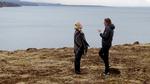 Tina Dickow og Anders Agger i samtale. 
