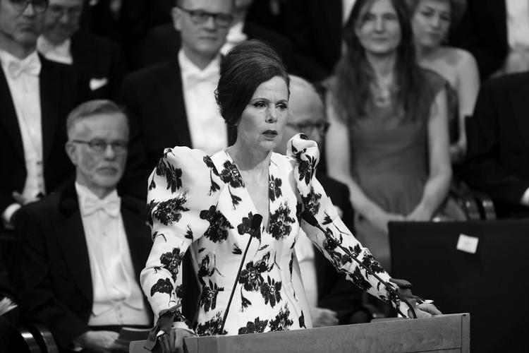 Ingen vidste, at 2017 skulle blive vildere for Det Svenske Akademi end 2016 med Bob Dylans Nobelpris og hans uventede opførsel. Men det er det blevet. Her ses Akademiets faste sekretær Sara Danius. 