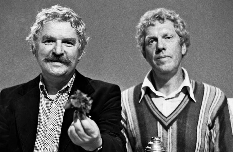 Hasse (Alfredsson) og Tage (Danielsson) gjorde sig i både film og tv. 