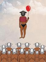 »See you on the other side of conformity?«, skrev Kaviya, da hun delte denne tegning på sin instagram. Tegning: Kaviya Ilango