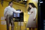 Kynisk. Den russiske tenor Alexey Tatarintsev som hertugen, der skrupelløst forfører Rigolettos datter Gilda sunget af Bianca Tognocchi. Foto: Malin Arnesson
 Foto: Malin Arnesson