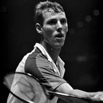 Også i 1988 var Morten Frost med i All England Mesterskaberne i badminton. Her spiller han mod Eddy Kurniawan fra Indonesien. Morten Langkilde