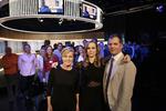  Kulturminister Mette Bock (LA), quizvært Signe Molde og Mikael  Bertelsen fra Radio24syv i 'Quizzen med Signe Molde’.   DR