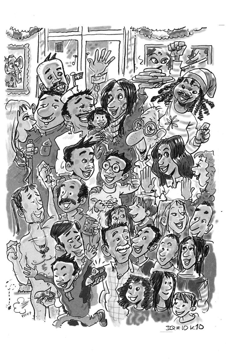 Tegning fra bogen: Lars-Ole Nejstgaard