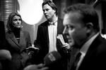  Peter Mogensen mellem Helle Thorning-Schmidt og Lars Løkke. Arkivfoto Tobias Selnæs Markussen