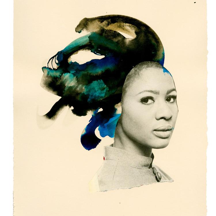 Kunstnerens seneste fotografier er samlet i bogen ’Lorna Simpson Collages’. Lorna Simpson