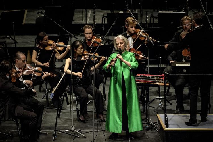 Michala Petri blev søndag fejret i Tivoli. Arkivfoto Maud Lervik 