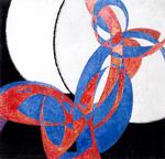 Kupka nærmede sig
 abstraktionen ved at opbygge sine billeder af geometriske figurer. Her er det en dekorativ kollision af cirkelslag, der skaber kompositionen i kunstnerens første forestillingsløse billede, ’Amorpha, fugue à deux couleurs’. Det vækkede betydelig opsigt, da det blev udstillet i Paris i 1912.

 Národní galerie v Praze