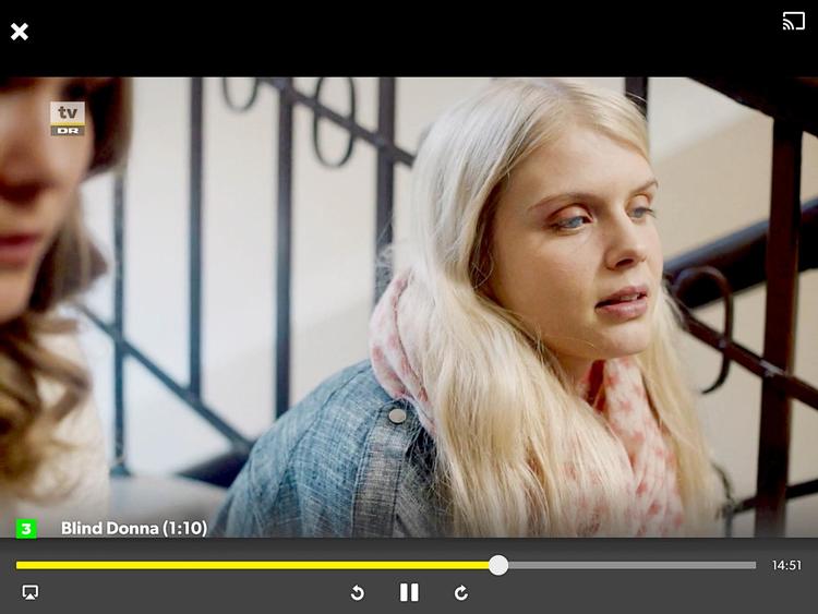 Finske Donna skal på blind date i mere end én forstand i tv-serien 'Blind Donna'. Hun spilles af Alina Tomnikov. Fra serien