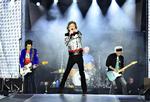 Sir Mick Jagger stod også forrest, da The  Rolling Stones i maj i år gav koncert på The London Stadium i Queen Elizabeth Olympic Park.   Ian West/AP/AP