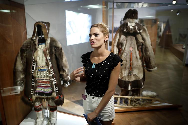 Laura Pérez var en af de turister, som onsdag besøgte Nationalmuseet i det indre København. Hun er er vant til varmen hjemme fra Spanien, så vejret har ikke haft indflydelse på beslutningen om at gå på museum.  Jens Dresling