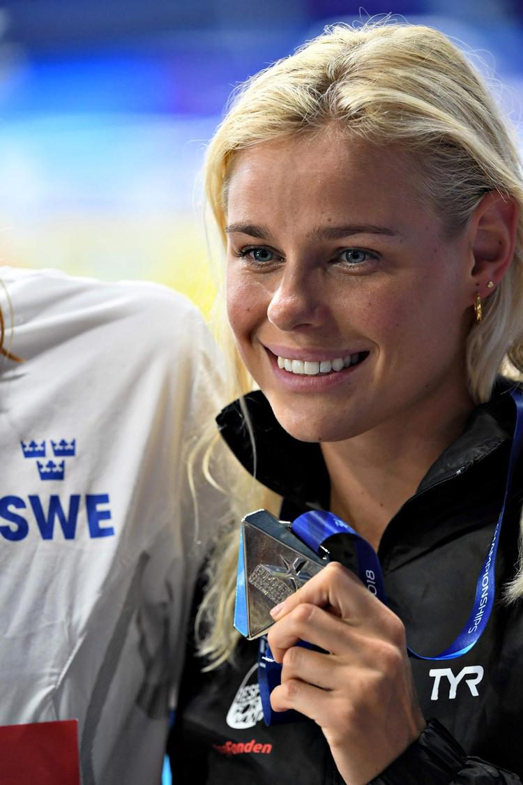 Pernille Blume har fået skældud under EM, men hun har også svømmet medaljer hjem til Danmark  under konkurrencerne i Glasgow.  /Ritzau Scanpix