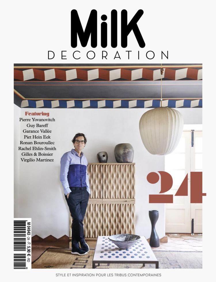 150 kilometer uden for den portugisiske hovedstad Lissabon har designeren Pierre Yovanovitch indrettet sig så smagfuldt, at han er på forsiden af Milk Decoration.  Pr-foto 